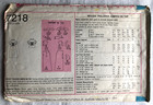 Vtg 1975 Simplicity 7218 Misses Size 8 Jumper Or Top Pattern - Cut But Complete