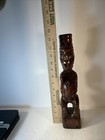Vintage Carved Wood Tiki Maori Statue Polynesian Art 13 1 2 