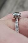 1 5 Carat Diamond White Gold Women s Engagement Size 5 5 Ring
