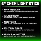 Military Grade Green Glow Sticks - 25 Pack - 12 Hour Bulk Tactical Light Sticks