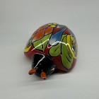 Lady Bug Talavera Mexican Pottery Sculpture Hand Crafted Ceramic Folk Art Mx