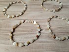 5-piece Bracelet Set With Heart-shaped Shell And Jasper Beads