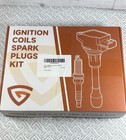 Uf549 Ignition Coil   Double Iridium Spark Plug 9029 Compatible With Nissan A   