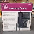Ge 2-9896 Telephone Answering Machine Microcassette Call Screening Black 1-line
