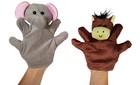 Velour Animal Hand Puppets  Super Soft Animal Hand Puppets  12 Pack 