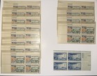 Us Stamp Lot  59 - 4 Plates Of Misc  Stamps