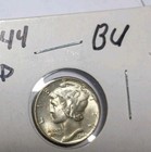 1944-d Mercury Dime Silver Bu Ms 