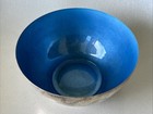 Beautiful Blue Enamel Sterling Bowl Paul Revere Style Towle Silversmiths 364 G