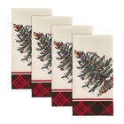 - Set Holiday Home Decor Set Of 4 Christmas Tree Tartan Collection