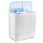 Mini Compact Twin Tub Portable Washing Machine 17 6lbs Washer W  Wash And Spin