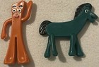 Vintage 1970s - 1980s Gumby And Pokey Figurines  Highly Collectible  Set 1