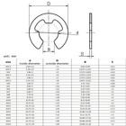 120x Stainless Steel E-clip Circlip External Retaining Ring Assortment 1 5-10mm
