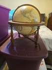 Vintage Replogle Globe World Classic Series 12 Inch Diameter W stand-made In Usa