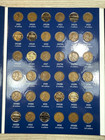 Lincoln Set   1909-2025 -  294 Coins  - Bu Coins gold Plated- Priced To Sell      
