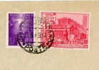 Vatican City Sc c12  128-citta del Vaticano Poste-27 5 49-to Usa-scarce-minor We