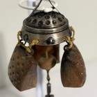 Vintage Swiss Copper Cow Bell Wind Chimes  Hand Forged