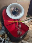 Sousaphone  22  Bell Size Of Pure Brass Metal In Chrome   Case   Free Shipping