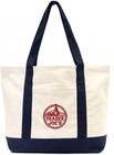 Trader Joe s Canvas Tote Shopping Bag Usa   Large   Green Blue Red - Brand New