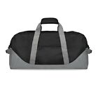Dalix 21  Sling Duffle Duffel Ditty Bag Sports Gym Bag Travel Black gray