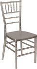  10 Pack  Pewter Resin Chiavari Chair With Free Seat Cushion - Banquet Chair