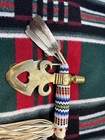 Authentic Native American Beaded Piece Pipe  Tomahawk  Hopi  Navajo