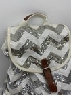 Nwt Victoria Secret Pink Silver Sequins Aztec Backpack Book Bag