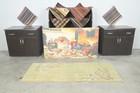 2x6 Turkish Small Runner Rug Hand-knotted Vintage Oushak Carpet Mini Rugs 1041