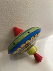 Schylling More Fun Vintage Tin Metal Spinning Circus Clown Top Toy