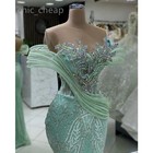 Beaded Mermaid Prom Dresses Sequined Lace Evening Formal Party Birthday Dresses