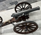 Model Civil War Dahlgren 1861 Cannon W caisson Vintage Wood Metal