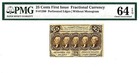 25 Cents First Issue Fractional Currency Fr  1280 Pmg Choice Unc 64 Epq