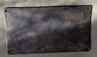 George W  Fifield Builder Lowell Mass  1873 Builders Plate From Engine Lathe