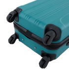 Travelers Club Chicago Hardside Expandable Spinner Luggage Teal 22  Carry-on
