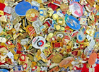 Set 100 Pcs  Of Lot Collection Russian Soviet Badges Pin Ussr Russia