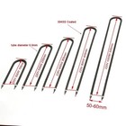 220v Tubular Air Heating Element 300 500 600 800 1000w 304ss Resistance Heater