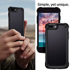 For Apple Iphone 7 8 Plus Shockproof Case Slim Hybrid Hard Phone Cover Black