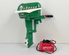 Miniature Outboard Motor  Green 1955 Johnson 10 Hp Sea Horse With Gas Tank