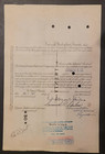 1 - Pennsylvania Railroad Company Stock Certificate 1916 - 20 Shares    50 Each