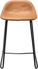 Ava Counterstools In Saddle Brown Faux Leather  25  High ch-cs624959