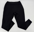 Nike Pro Dri-fit Pants Mens Small Black Training Joggers Tapered Zip Pockets