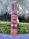 New 3    Trad   Hawaiian Lono Style Coconut Palm Tiki Stained Bar Decor Oceanic