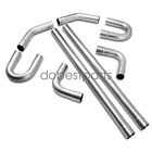 T-304 3  Inch Stainless Steel Exhaust Pipe Mandrel Straight Bend Kit Universal
