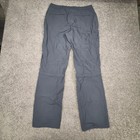 Mountain Hardwear Convertible Hiking Pants Womens M Gray Nylon Stretch Gorpcore