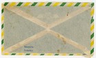 1940s Brazil Rio De Janeiro To Chicago Airmail Commercial Cover Mailed
