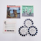 Vintage Gaf View-master Viewer 1970 s Brown Made In Usa W  15 Slides