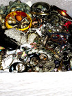 Mixed Jewelry Lot Craft Repair Redesing Jewelry Mixed Ages Lot Of 25 Lbs   342