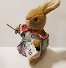 Beatrix Potter Mrs  Rabbit 16  Plush Stuffed Toy Eden W  Tag Peter Vintage
