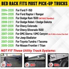 Adjustable 4x4 Truck Bed Chase Rack Roll Bar For Silverado Tundra F-150 Ram 1500