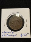 1863 L  Roloff Civil War Merchant Token    importers Of Wines   Liquors    Very Rare