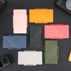 Orange Memory Card Case Micro Sd Tf Sd Card Case Storage Holder Wallet